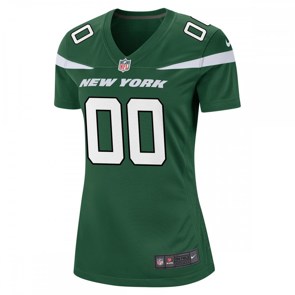 New York Jets Nike Women's Custom Game Jersey - Gotham Green-GridironStore